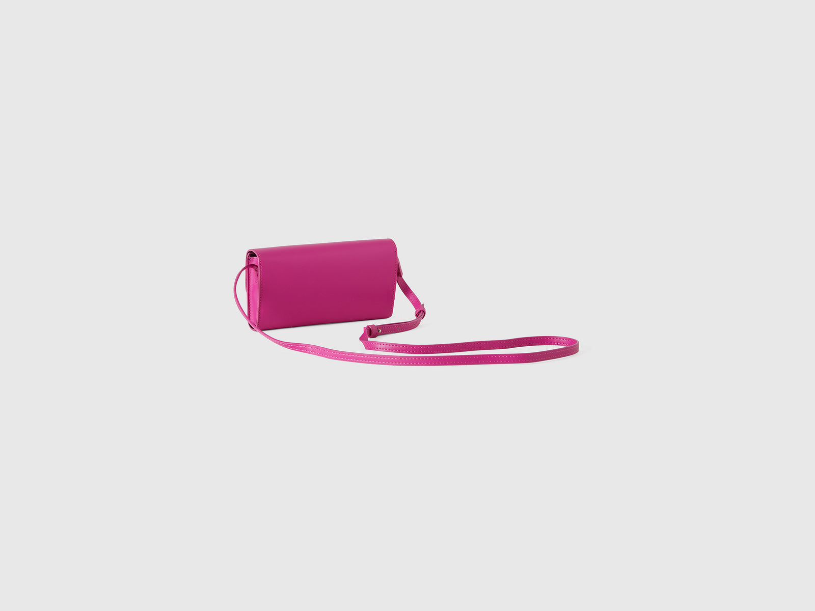 Borsetta in tessuto spalmato da bambina fucsia 2 | Benetton Outlet