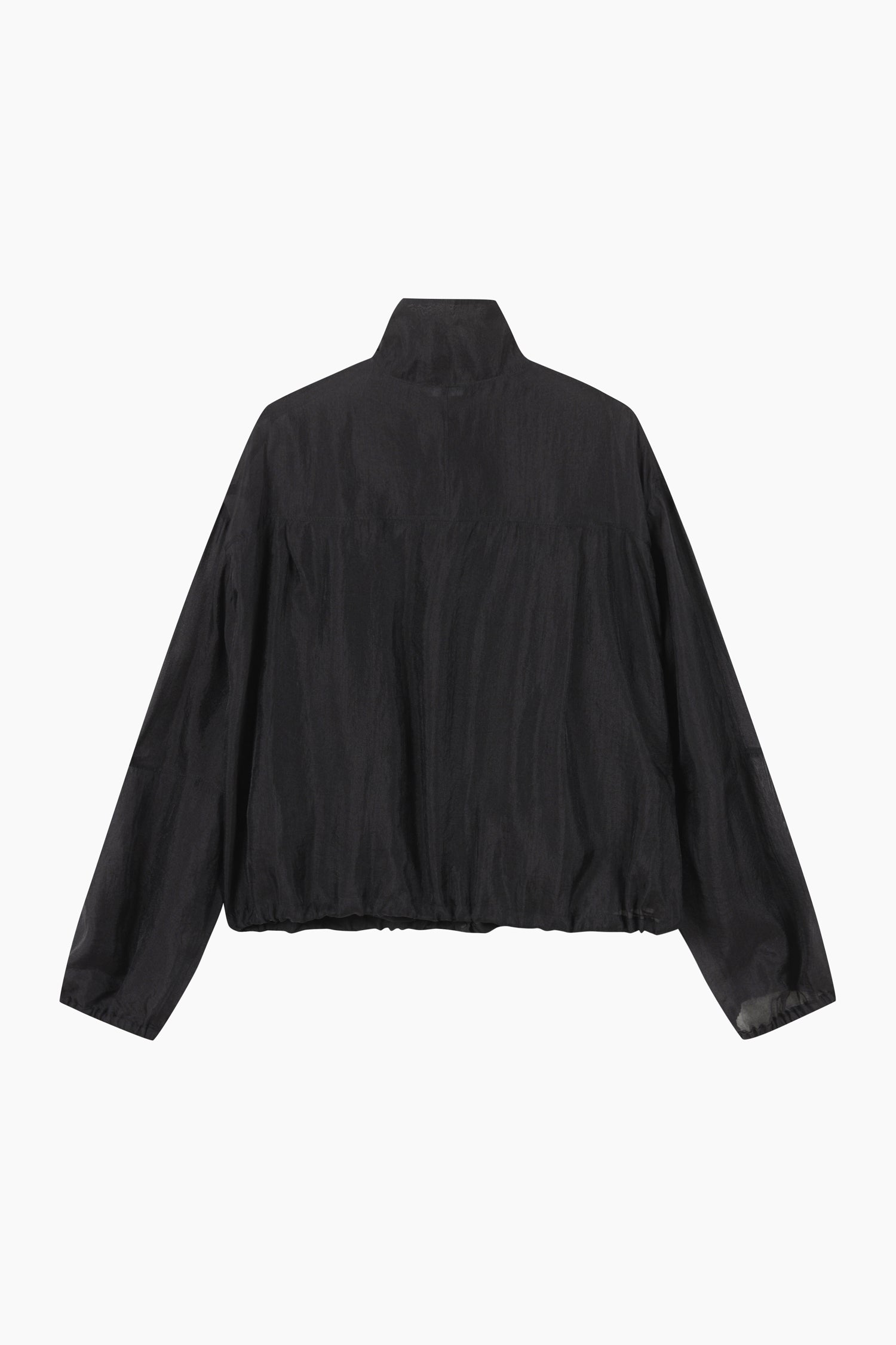 Bomber semi trasparente da donna nero 2 | Sisley Outlet