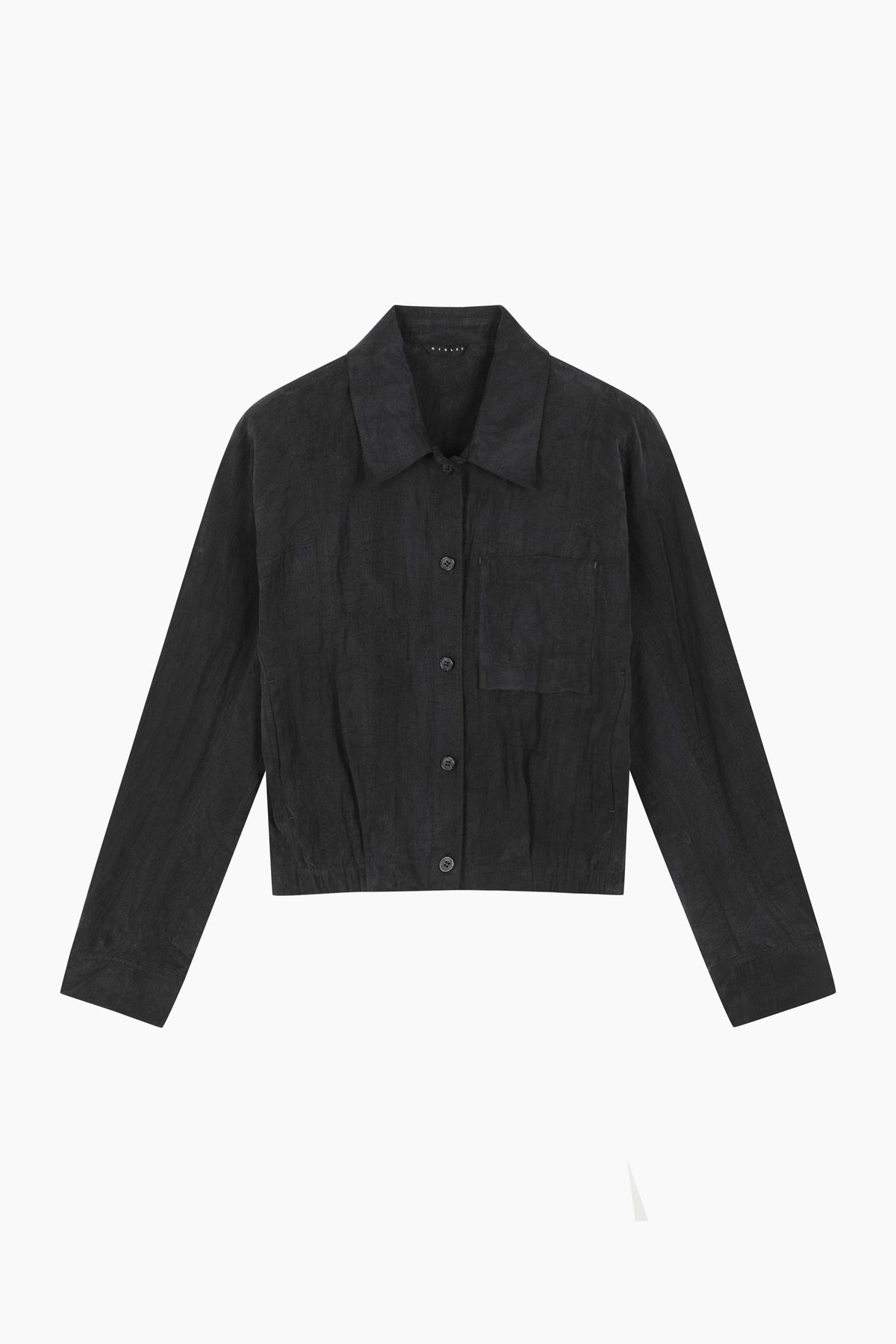 Giacca a camicia in tessuto fluida