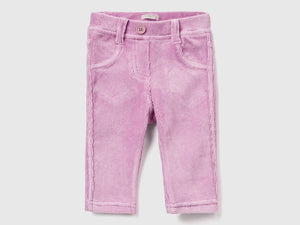Pantaloni in ciniglia stretch