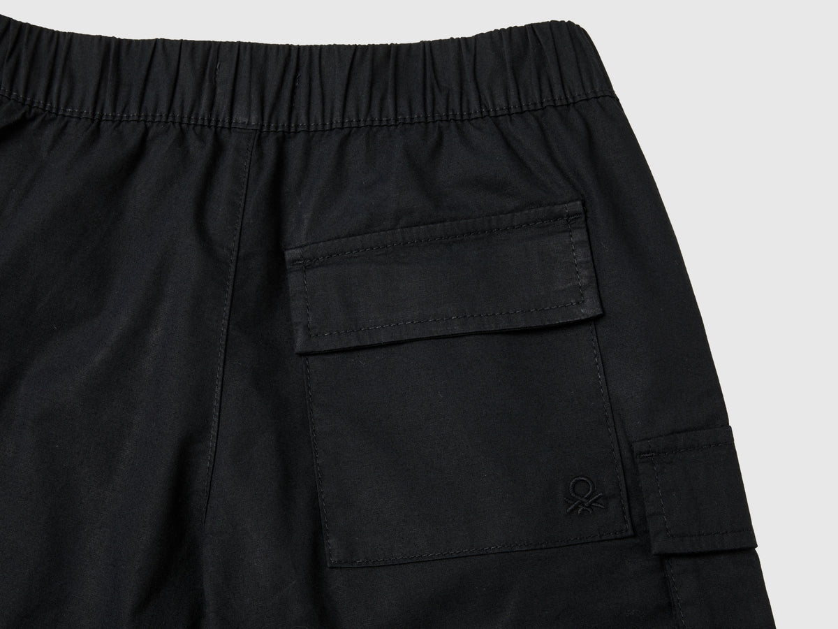 Bermuda cargo in cotone stretch