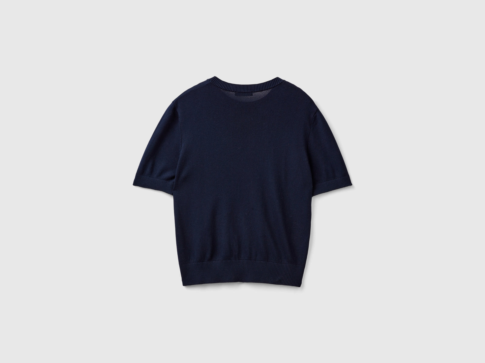 Maglia a manica corta da donna blu scuro 2 | Benetton Outlet
