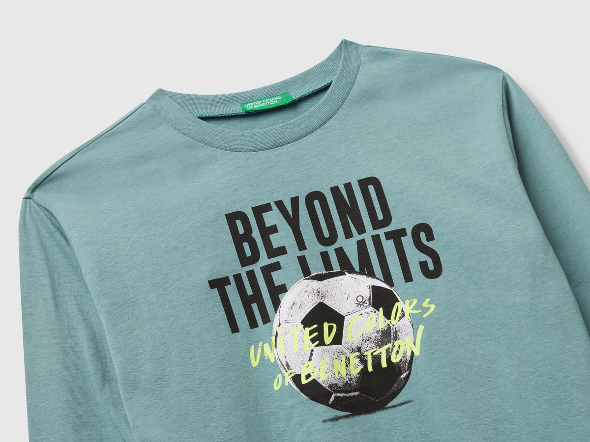 T-shirt in cotone con stampa