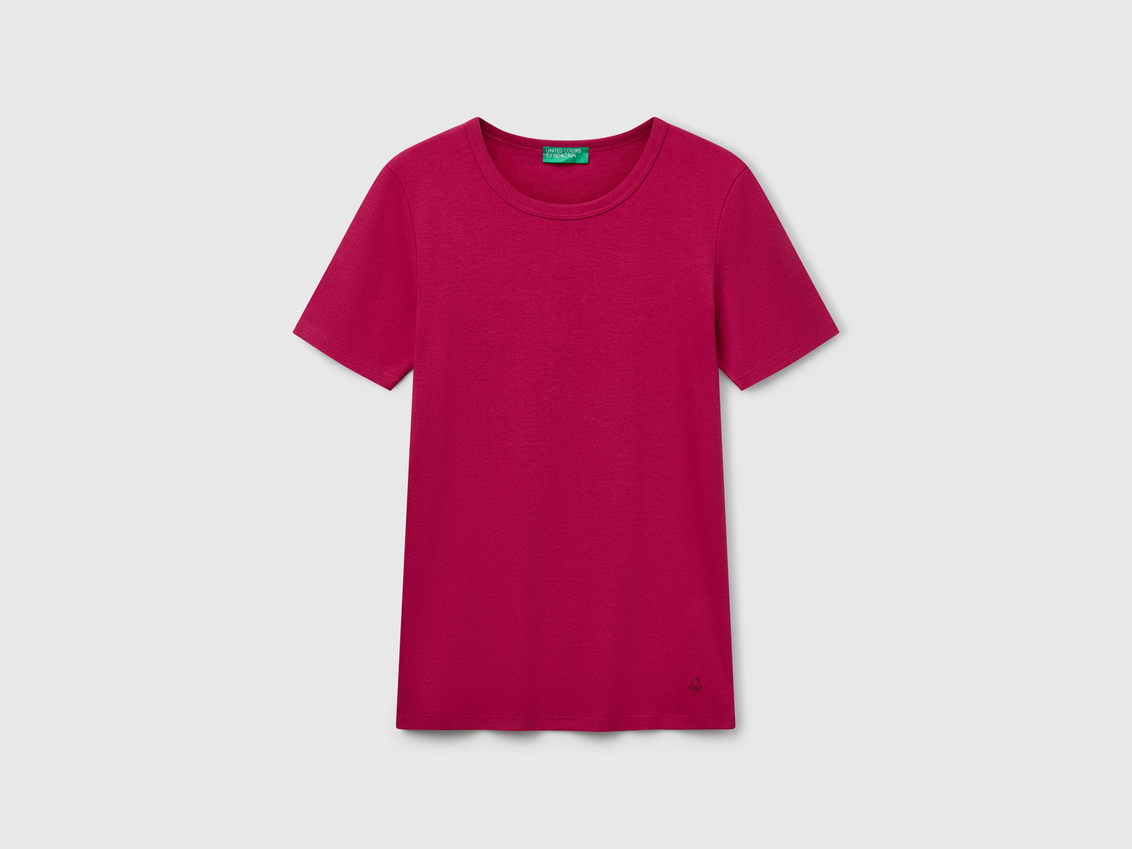 T-shirt regular fit da donna fragola | Benetton Outlet