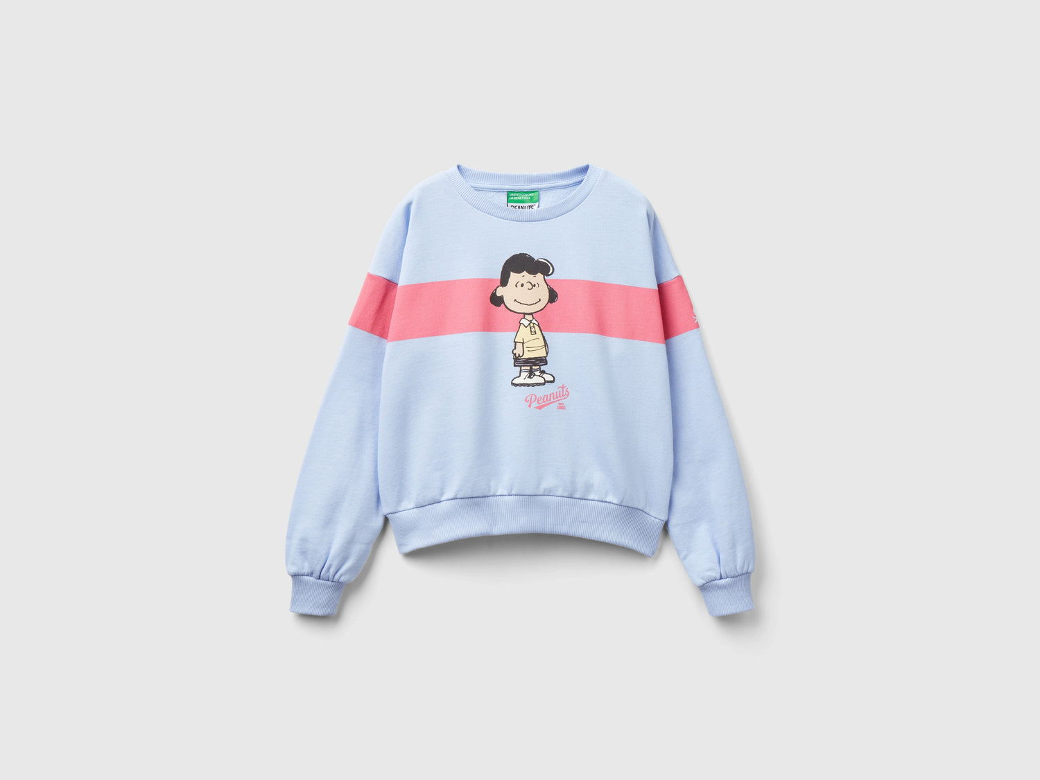 Felpa chiusa ©Peanuts da bambina blu | Benetton Outlet