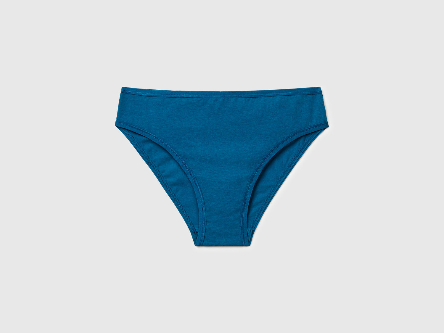 Slip in cotone stretch da donna verde ottanio | Benetton Outlet