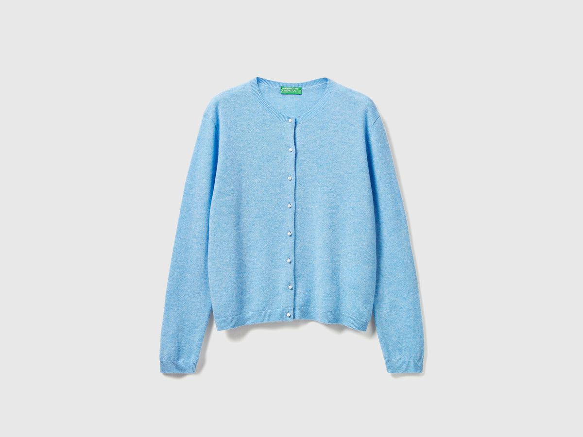 Cardigan in pura lana Merino