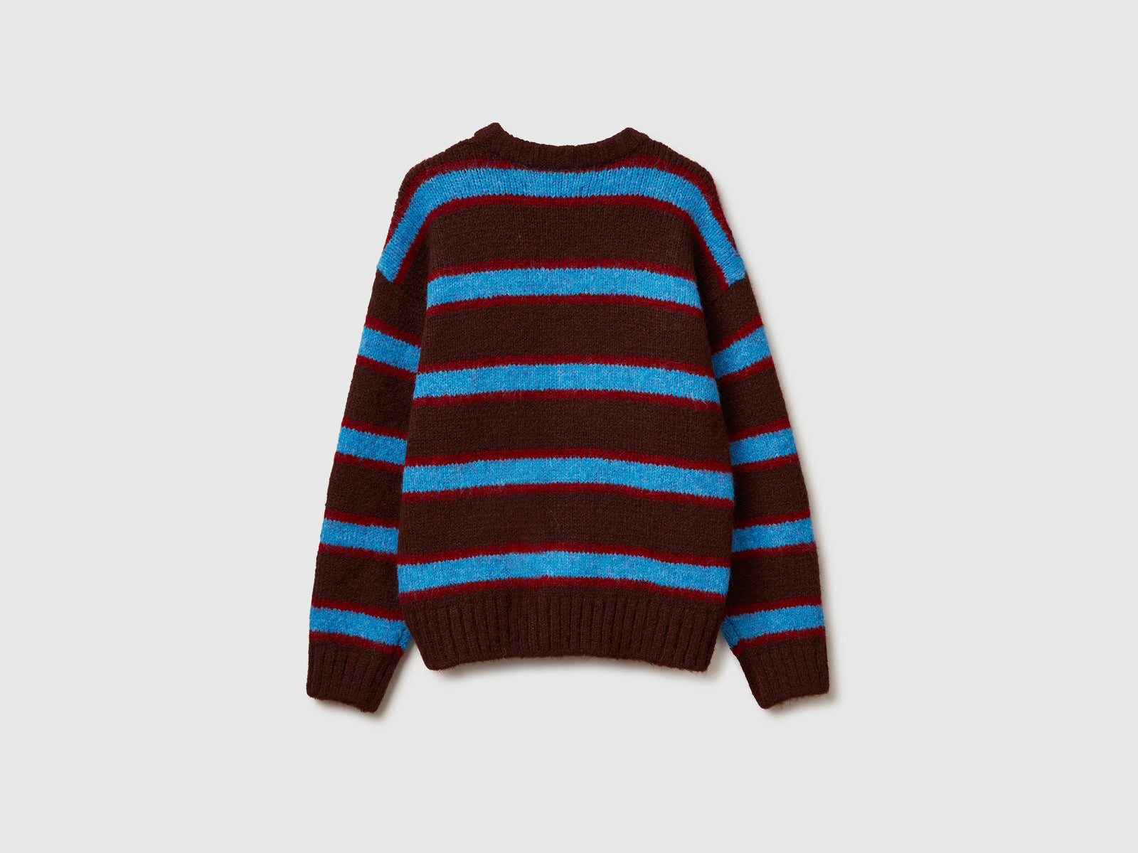 Maglione a righe da donna marrone scuro 2 | Benetton Outlet