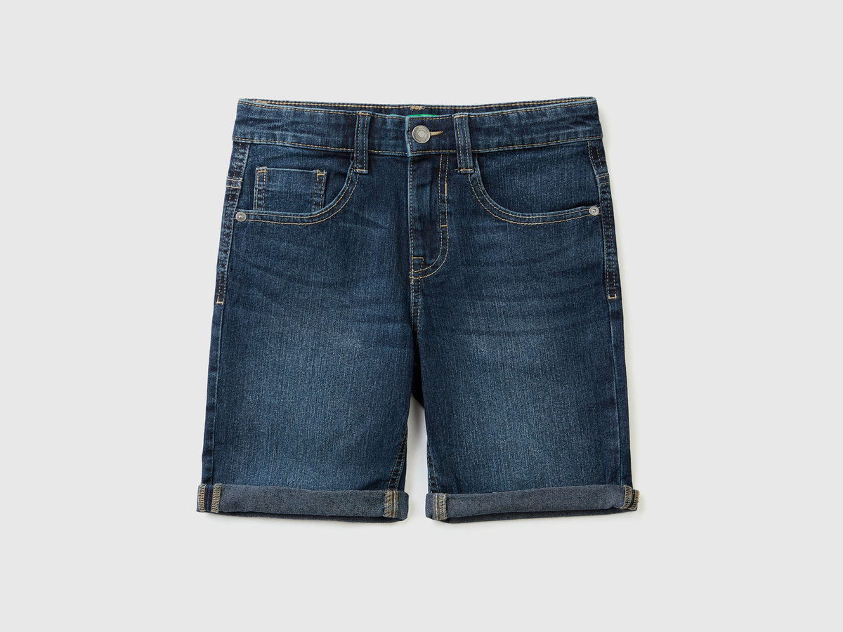 Bermuda slim fit in denim