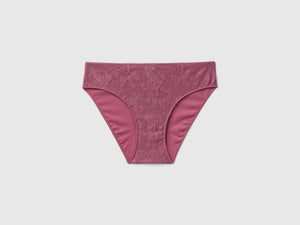 Slip in pizzo e microfibra