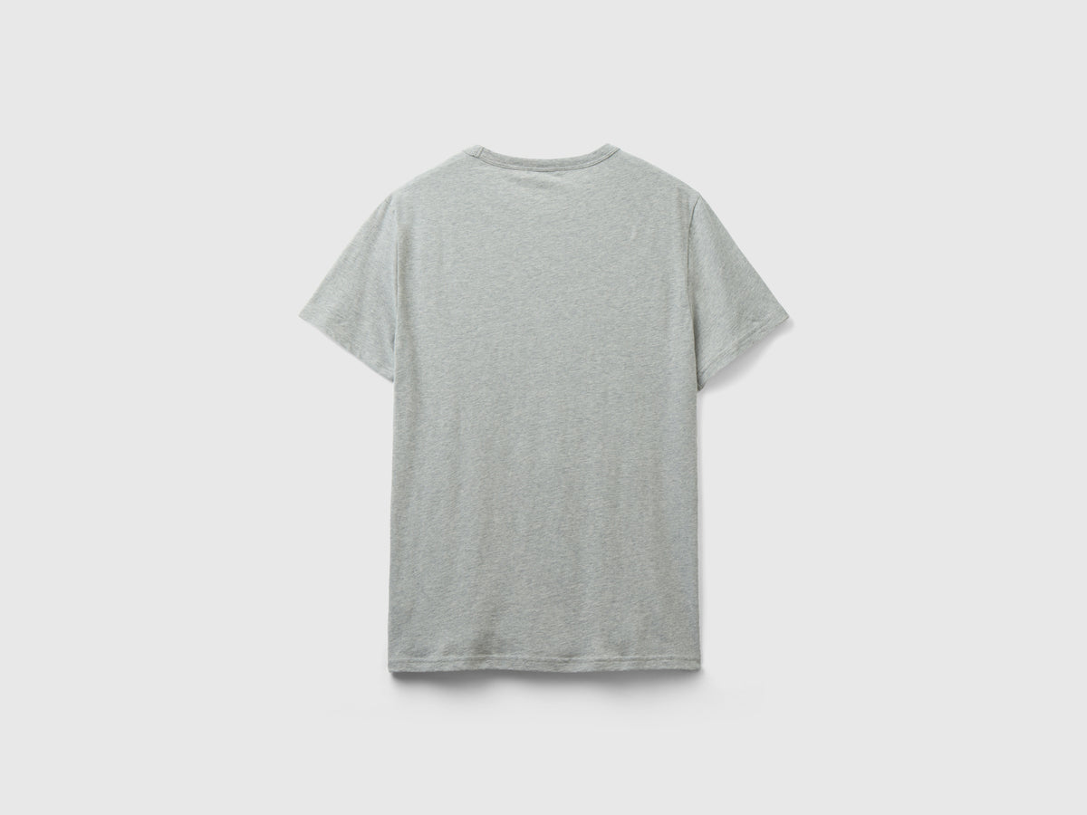 T-shirt in cotone bio con logo
