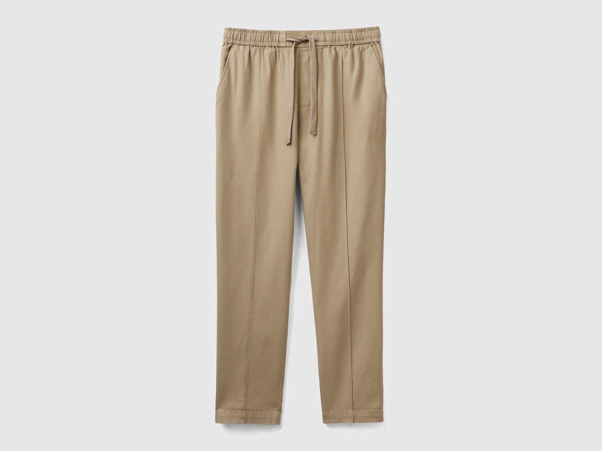 Joggers in misto cotone e Modal