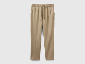 Joggers in misto cotone e Modal
