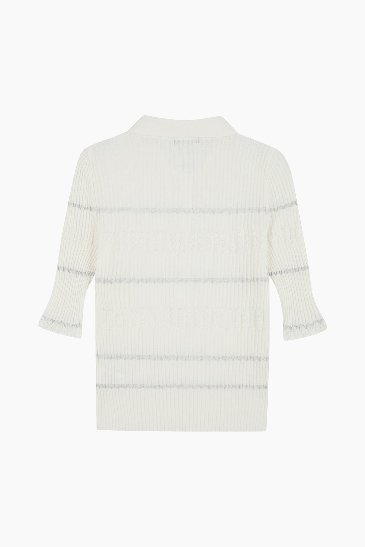 Maglia polo a costine