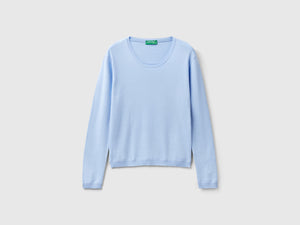 Maglia girocollo in puro cotone