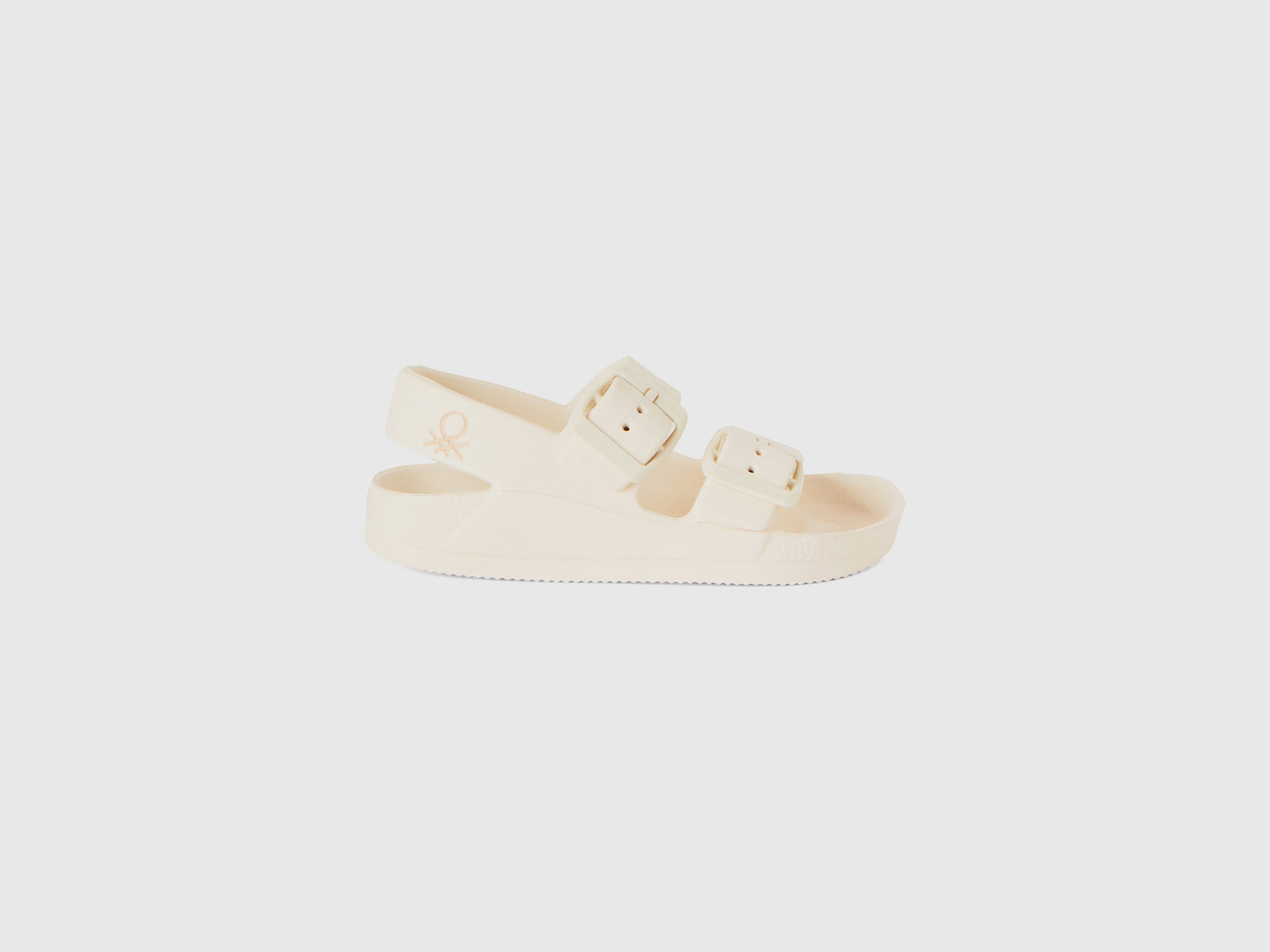Sandali in gomma leggera da bimbo bianco | Benetton Outlet