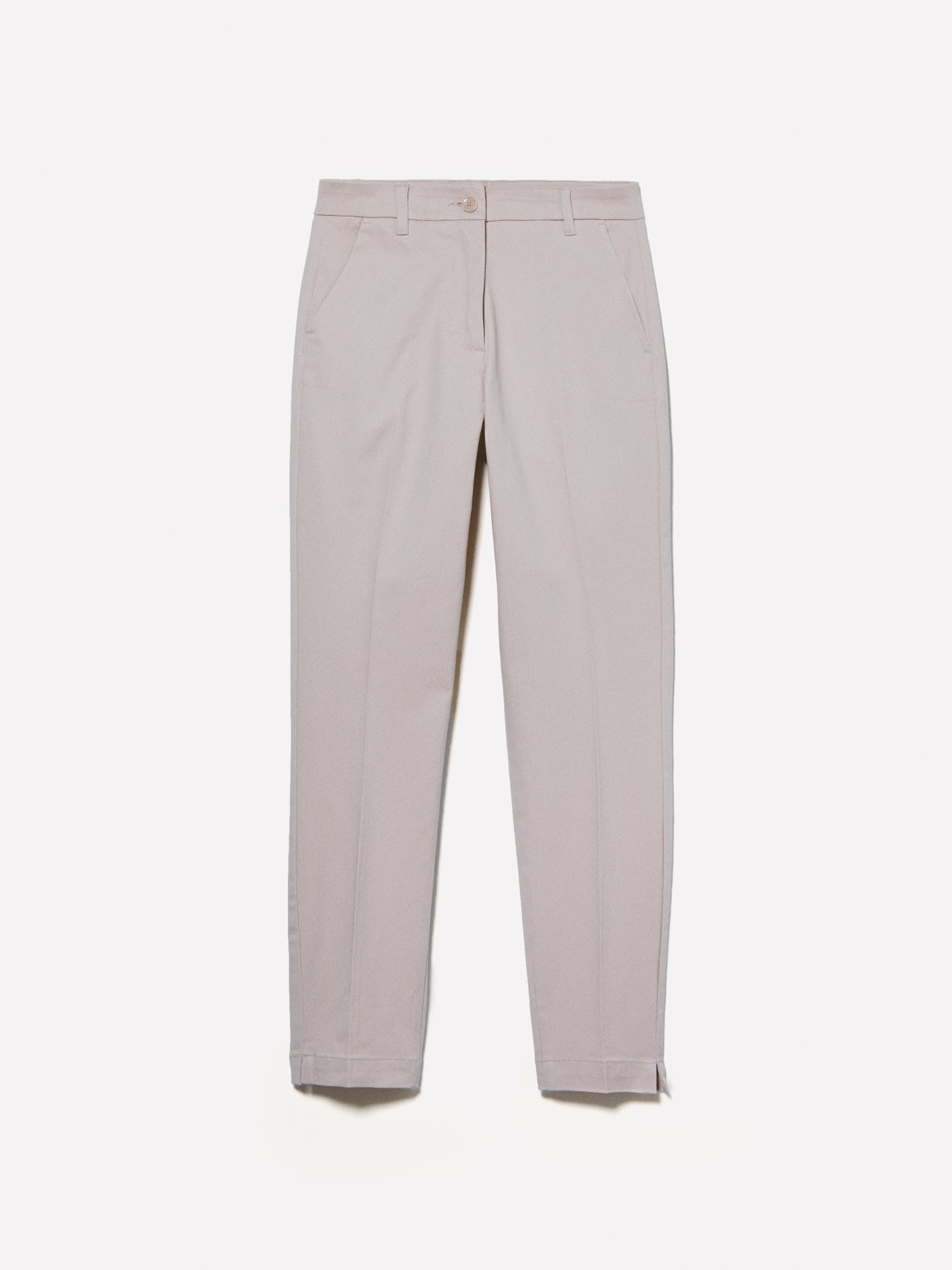 Chino slim fit rosa chiaro da donna rosa tenue | Sisley Outlet