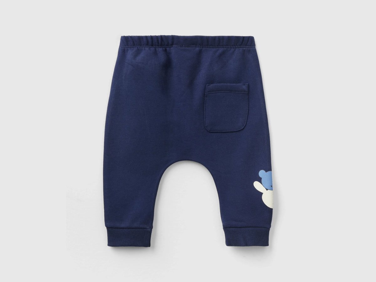 Pantaloni in calda felpa con taschino