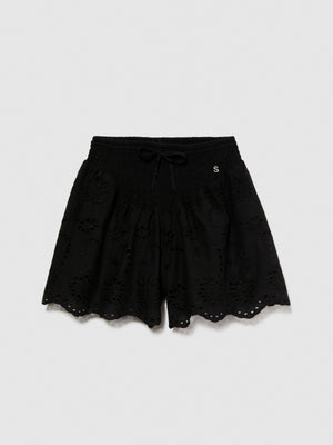 Shorts ricamati