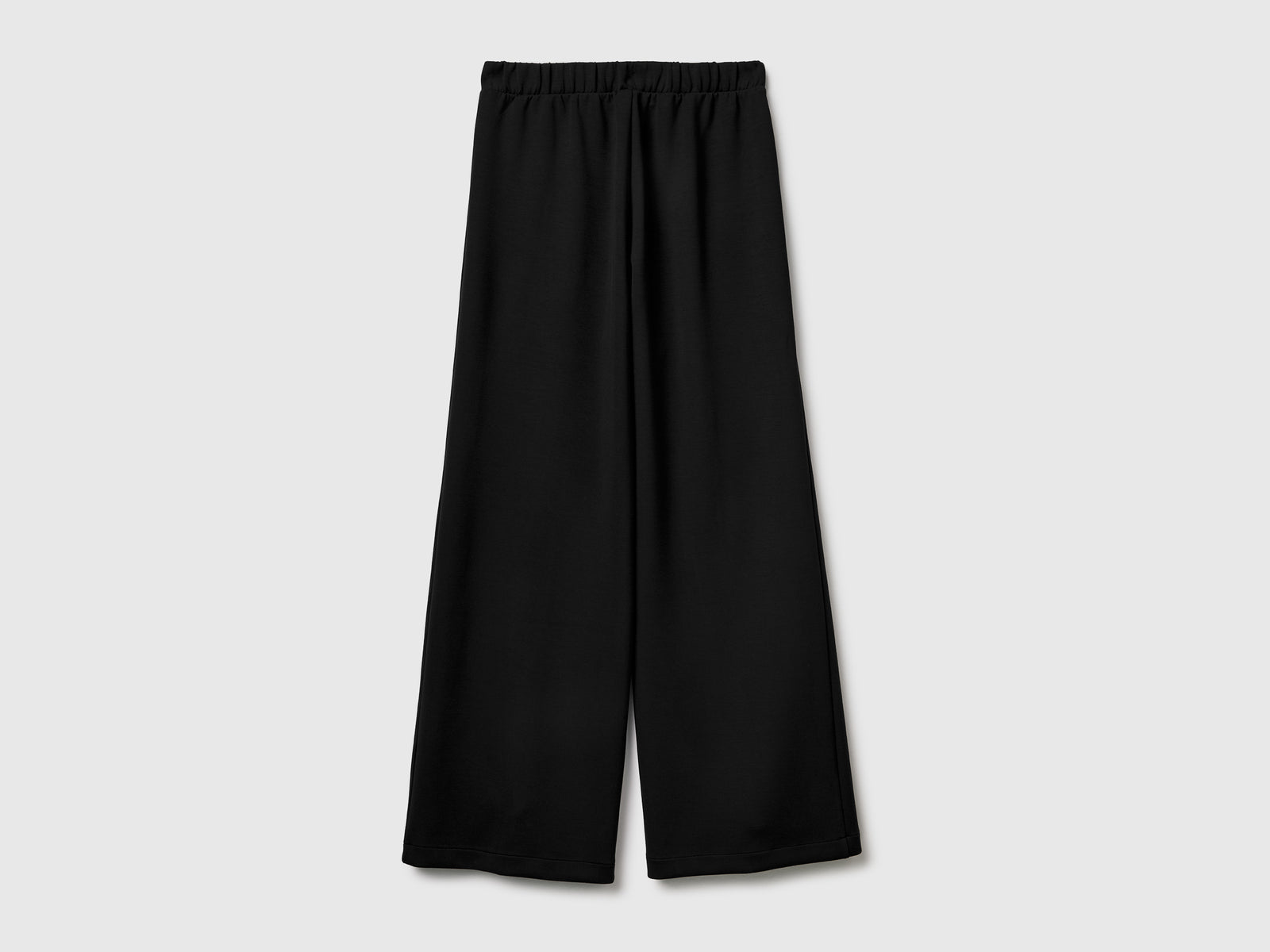 Pantaloni in misto Modal da donna nero 2 | Benetton Outlet