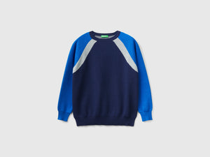 Maglia color block 100% cotone