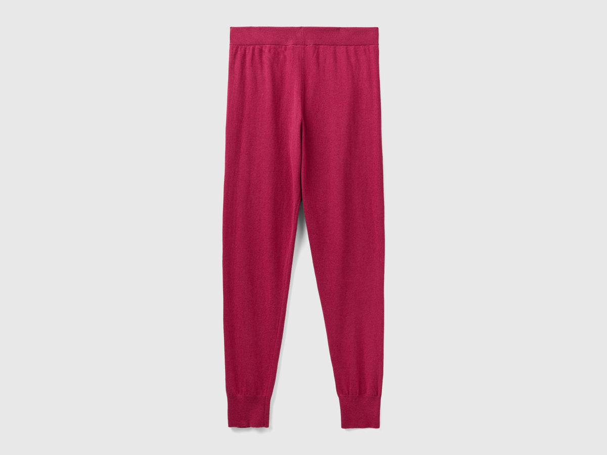 Pantaloni in misto cashmere