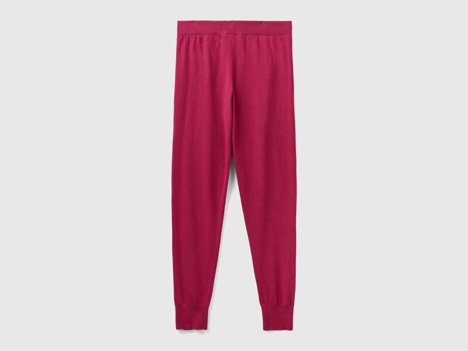 Pantaloni in misto cashmere da donna bordeaux 2 | Benetton Outlet