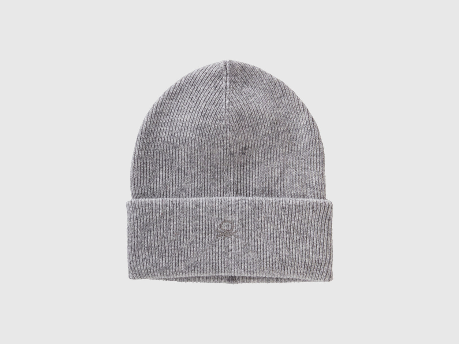 Berretto in misto lana da bambino grigio chiaro | Benetton Outlet