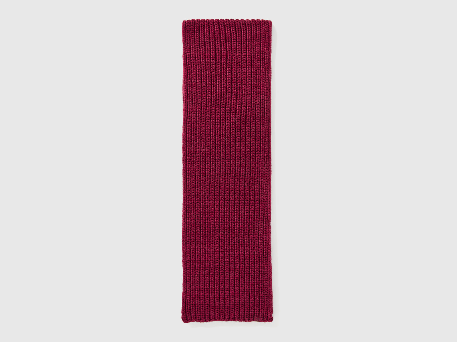 Sciarpa in misto lana da bambino bordeaux 2 | Benetton Outlet