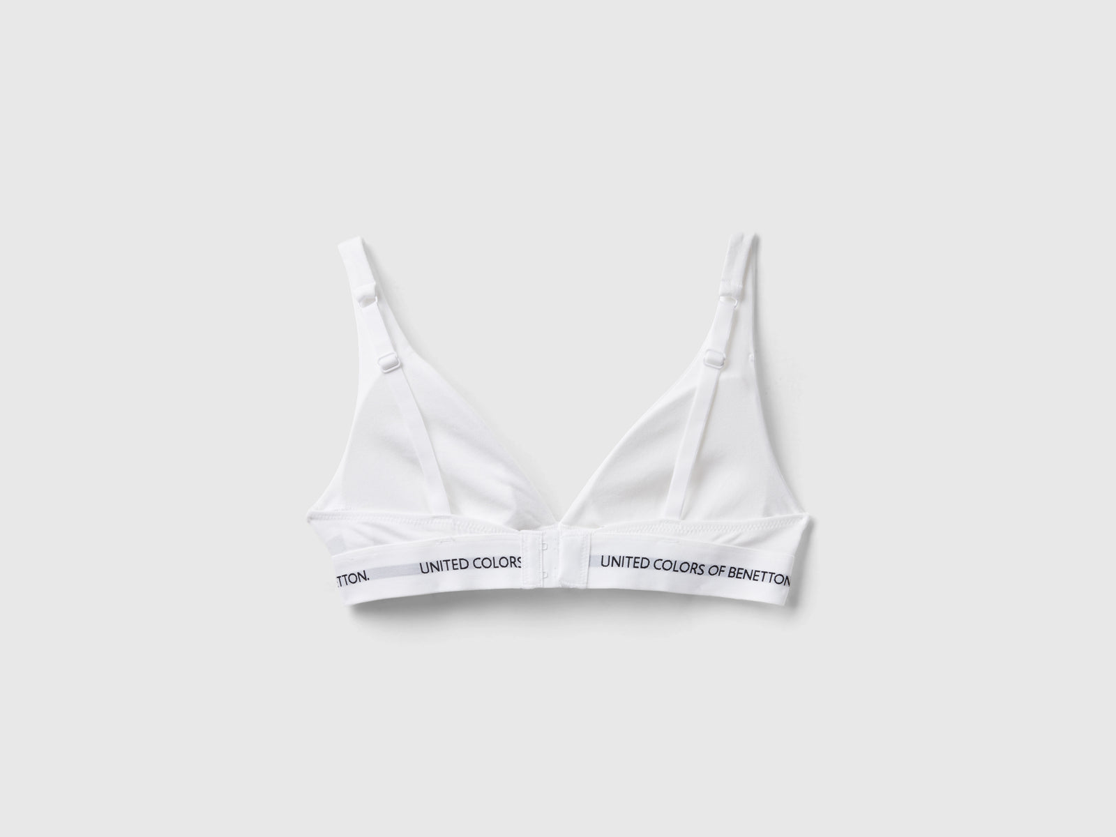 Reggiseno a triangolo in cotone bio da donna bianco 2 | Benetton Outlet