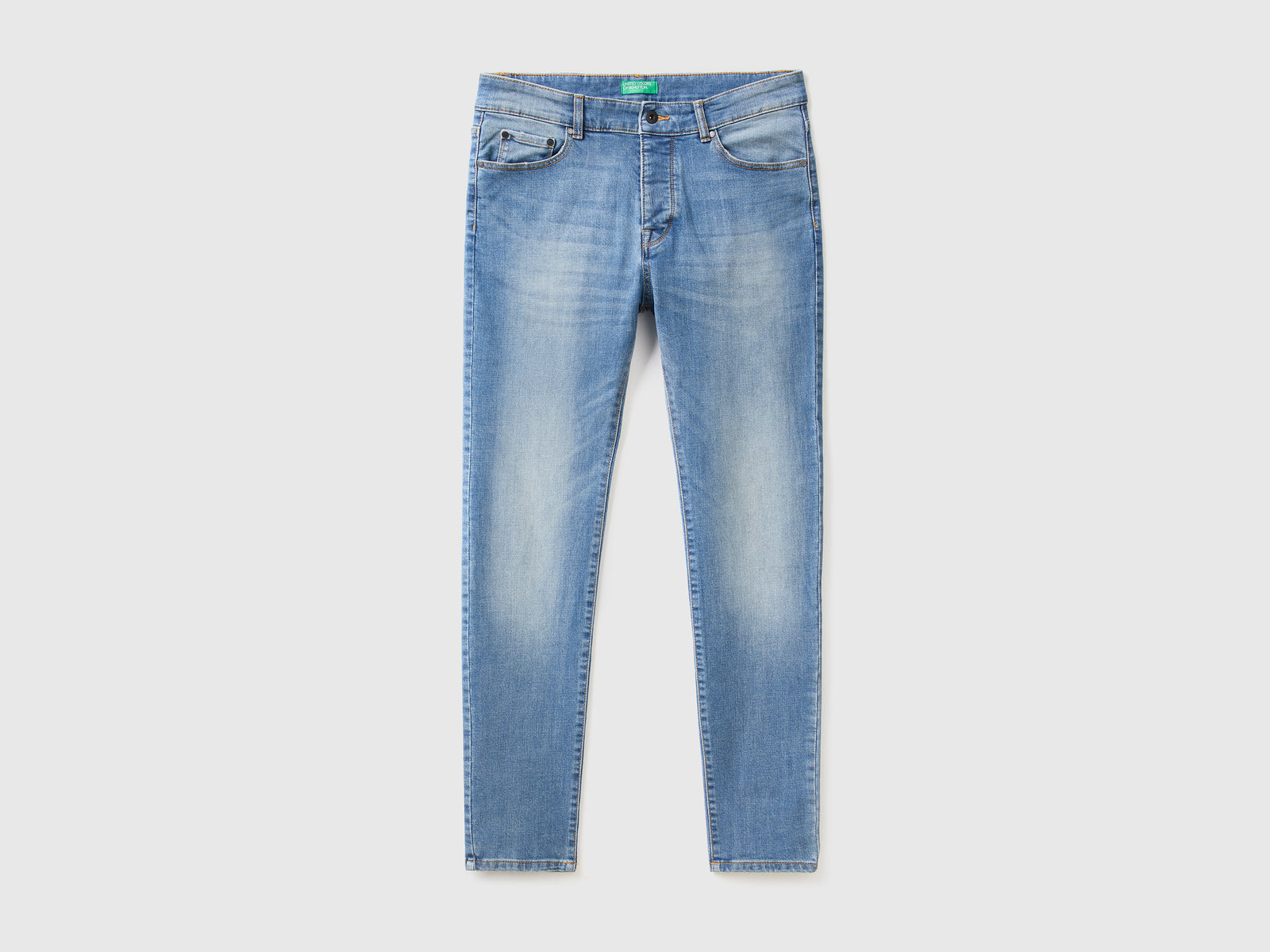 Jeans skinny fit da uomo azzurro | Benetton Outlet