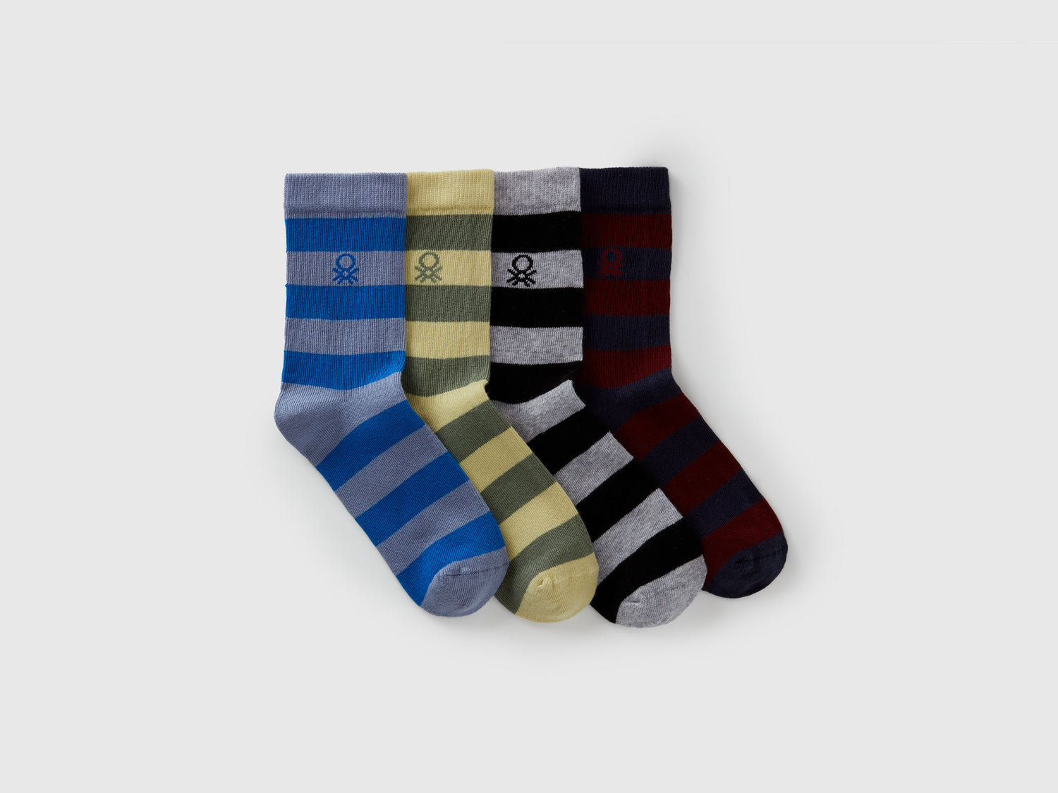 Quattro paia di calzini fantasia da bambino multi-color | Benetton Outlet