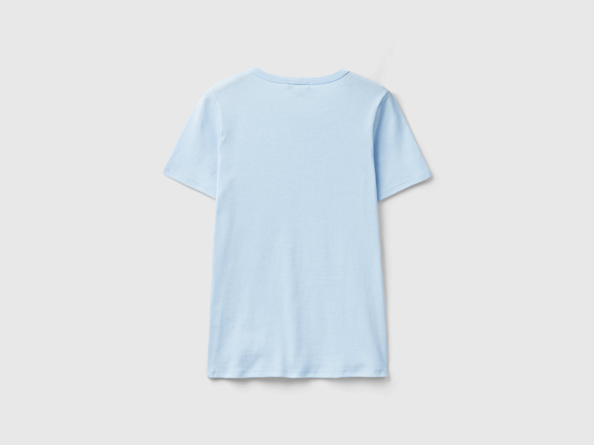 T-shirt in cotone a fibra lunga