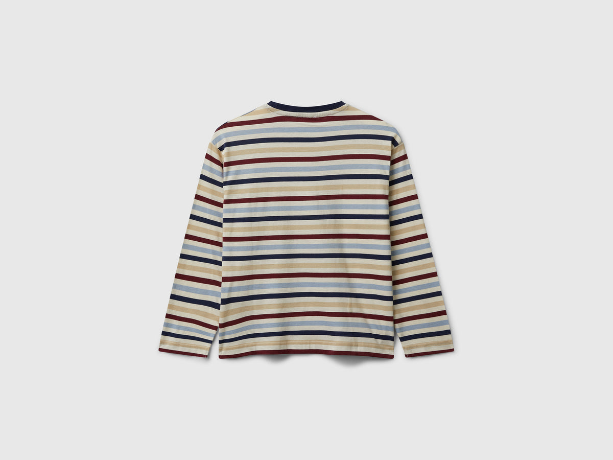 T-shirt manica lunga a righe