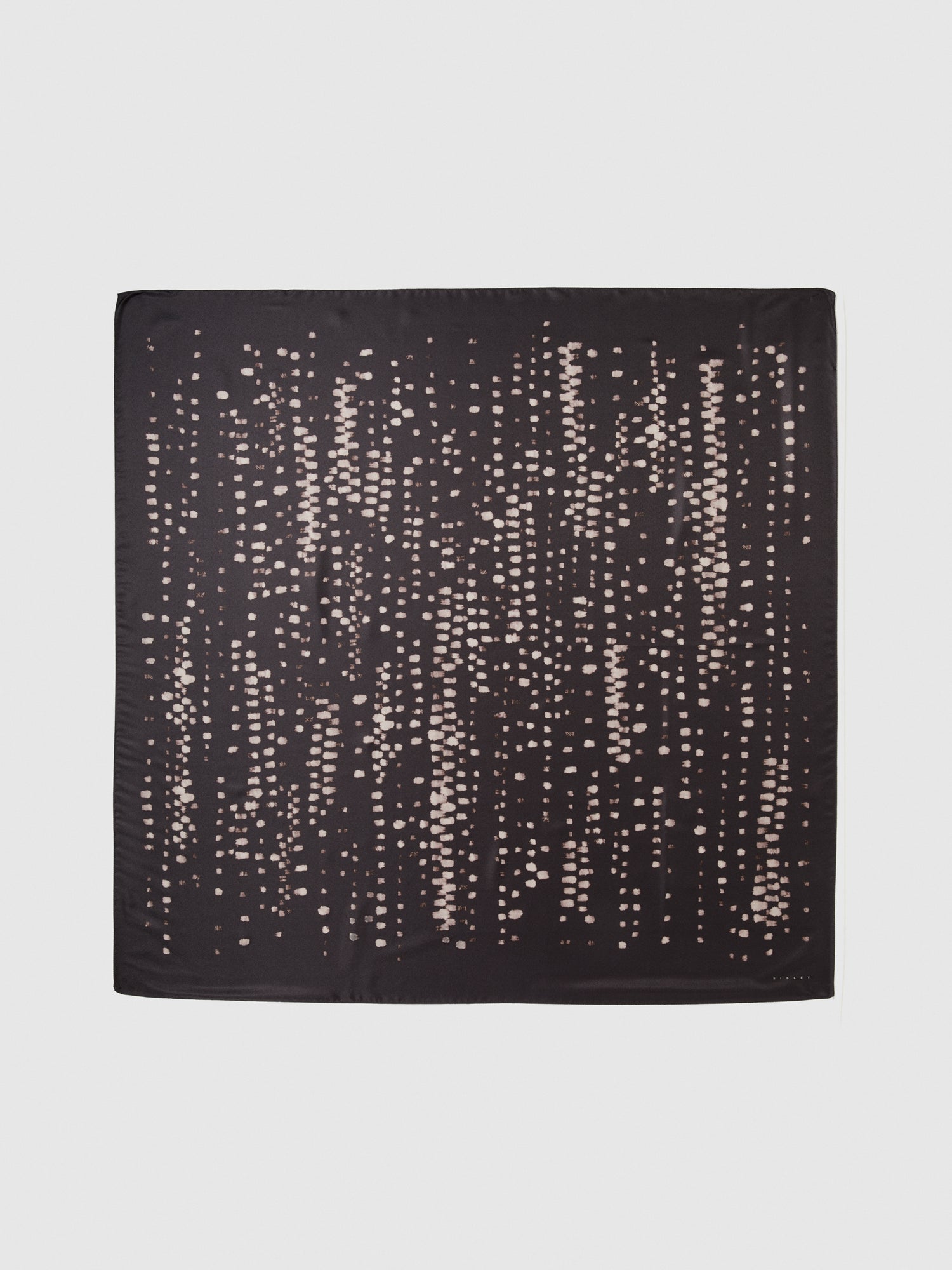 Foulard stampato da donna marrone scuro | Sisley Outlet