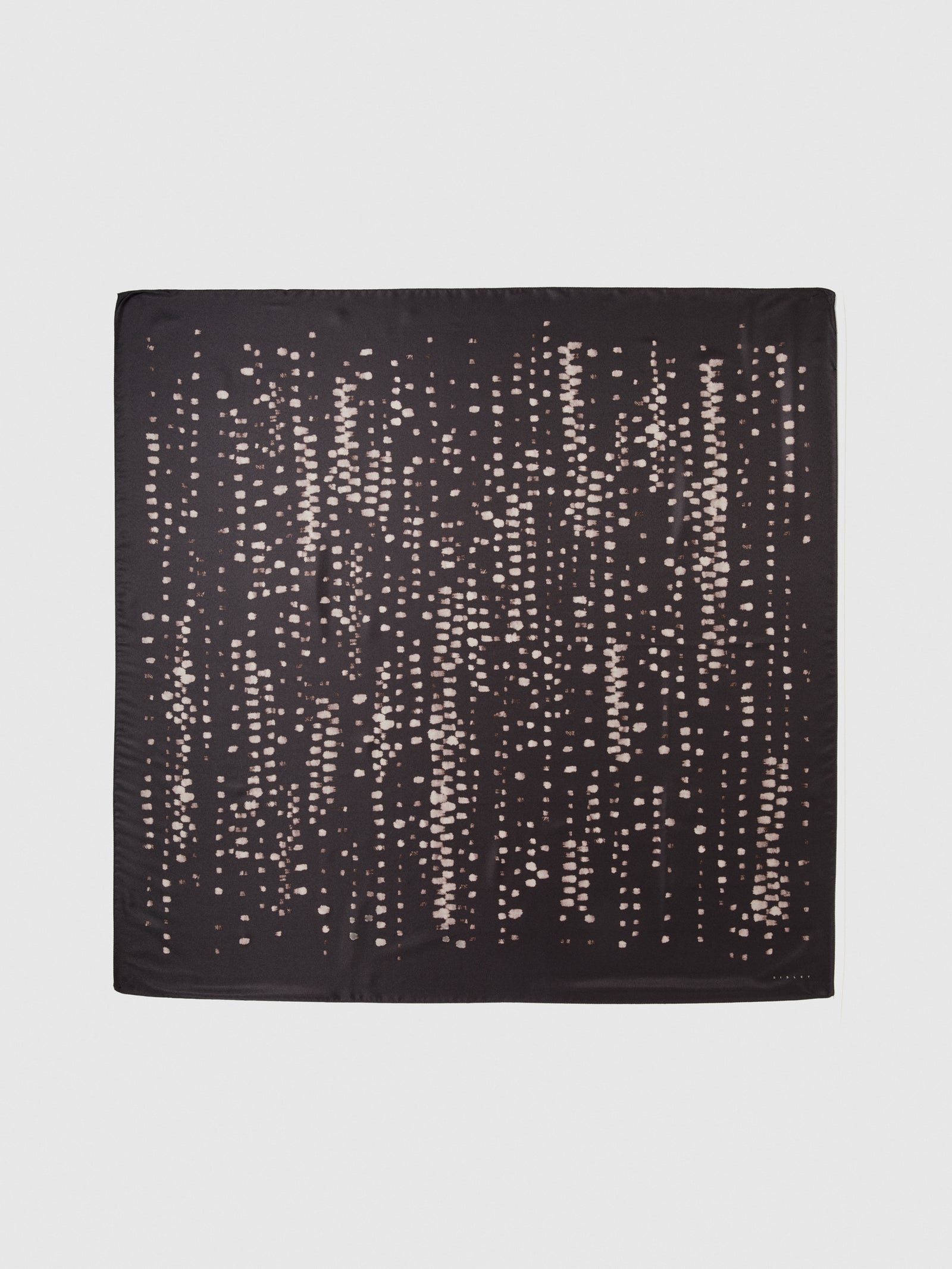 Foulard stampato da donna marrone scuro | Sisley Outlet