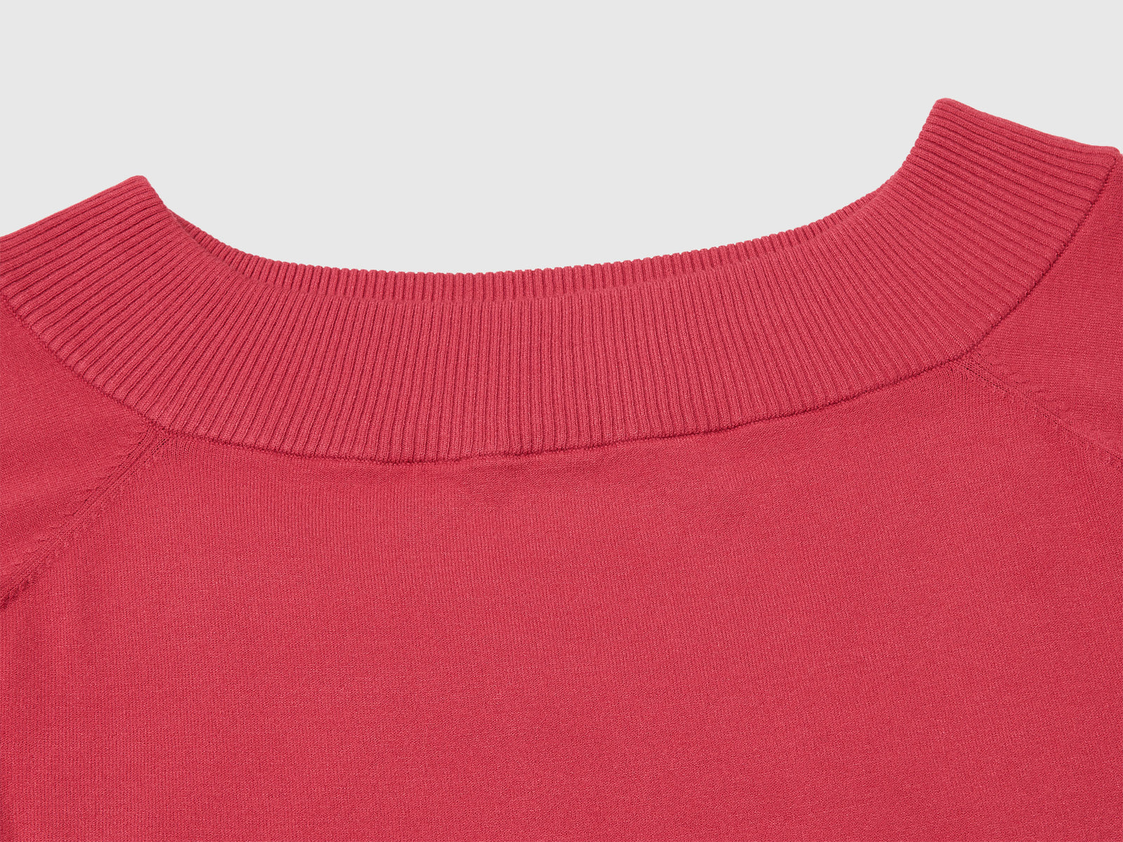 Maglia con scollo bardot da donna fragola 3 | Benetton Outlet
