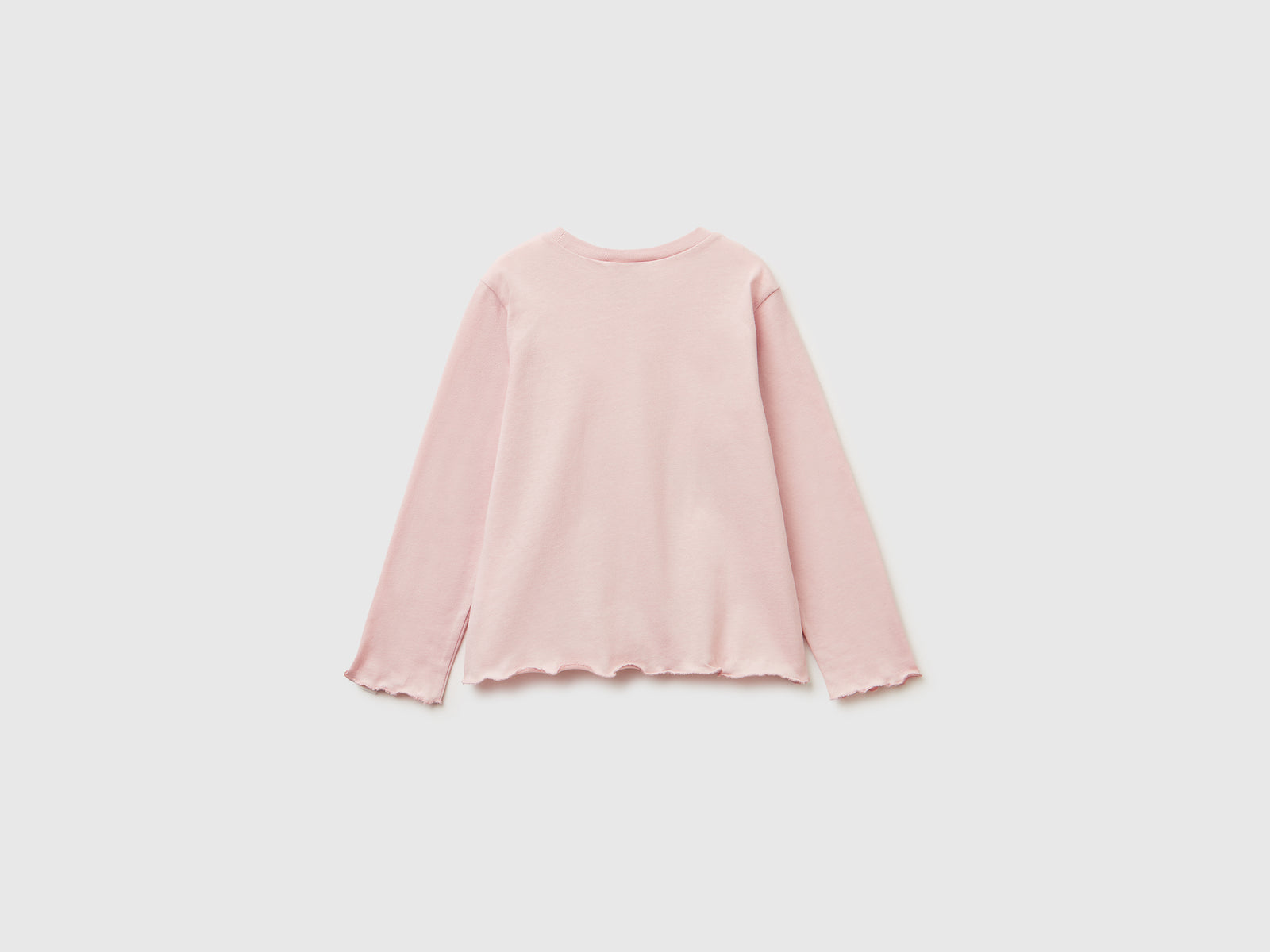T-shirt con stampa Minnie da bimba rosa tenue 2 | Benetton Outlet