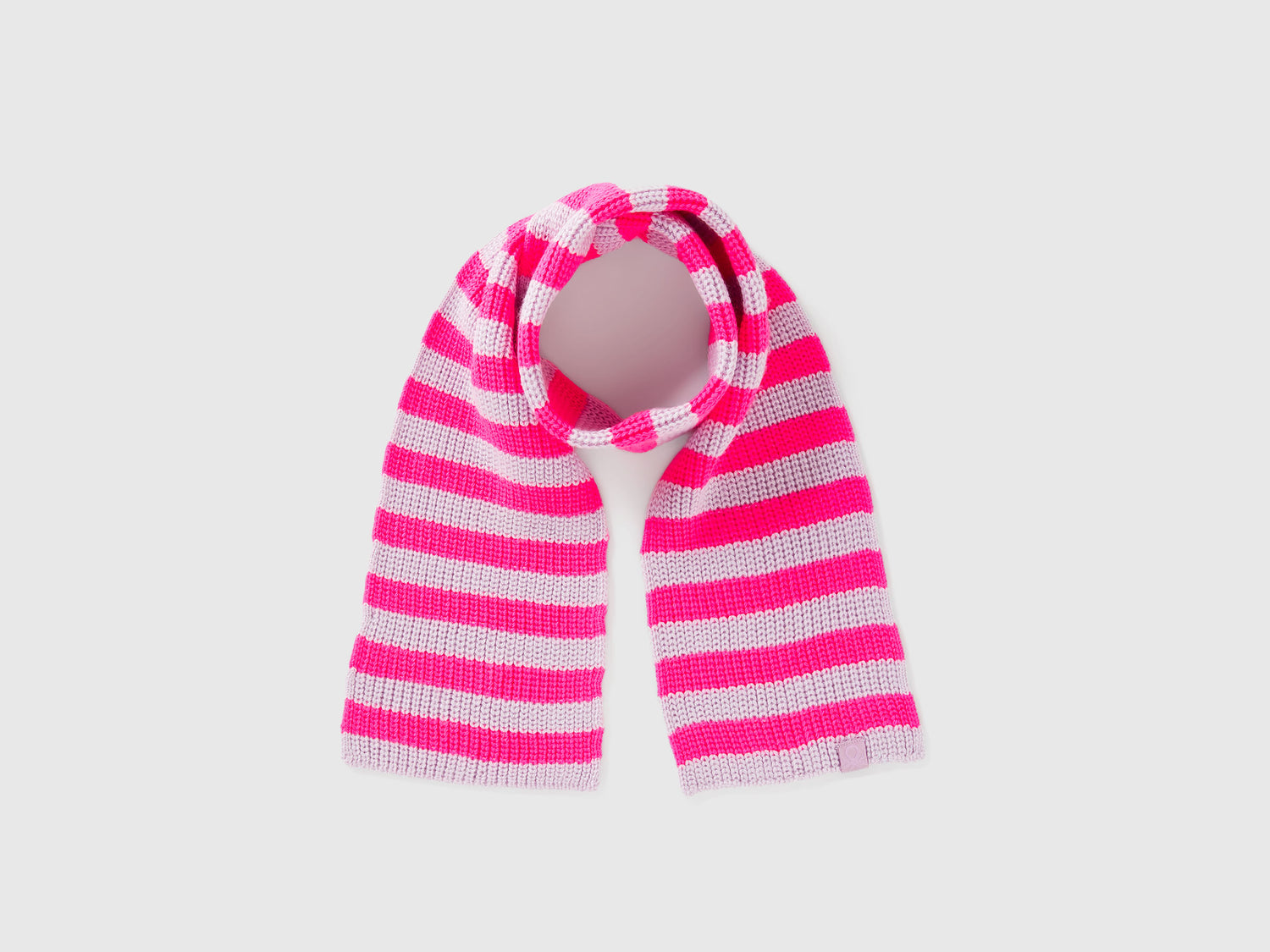 Sciarpa a righe da bimbo lavanda | Benetton Outlet