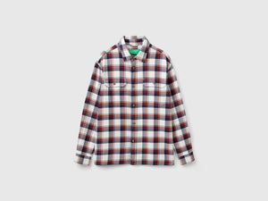 Overshirt in flanella tartan