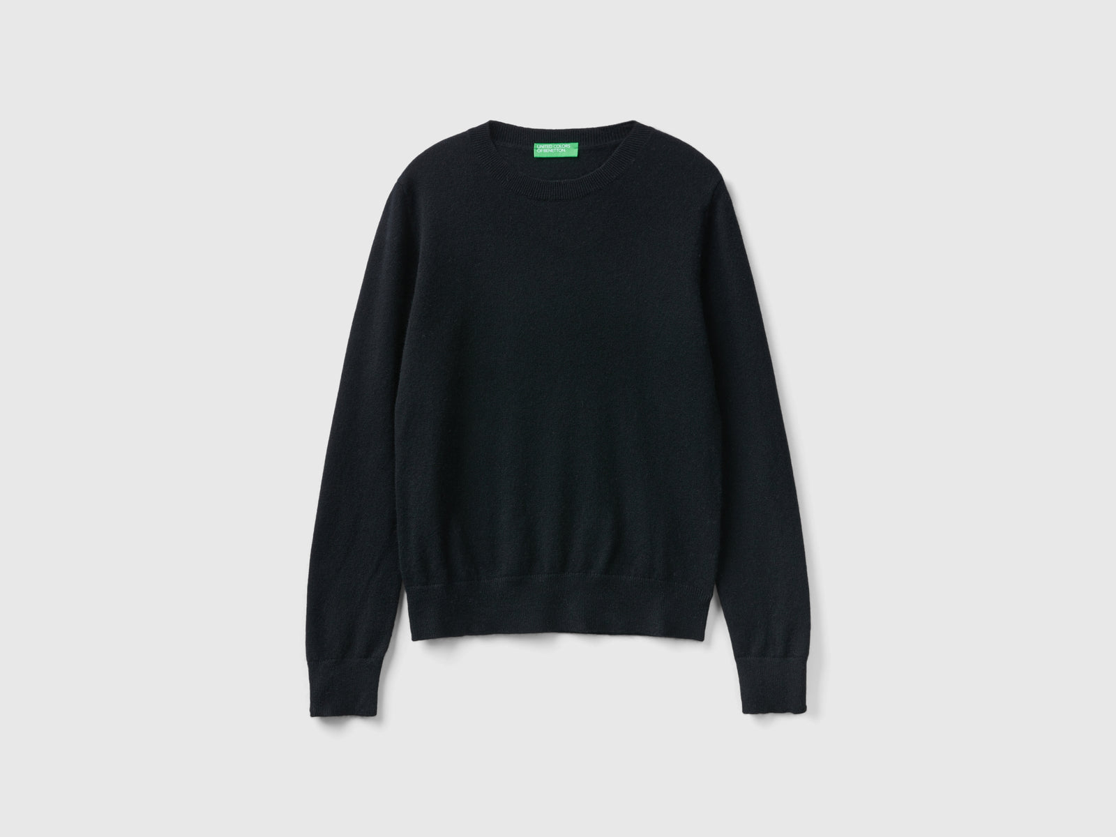 Maglioncino in puro cashmere da donna nero | Benetton Outlet