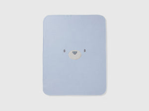 Coperta in pile con ricamo animaletto