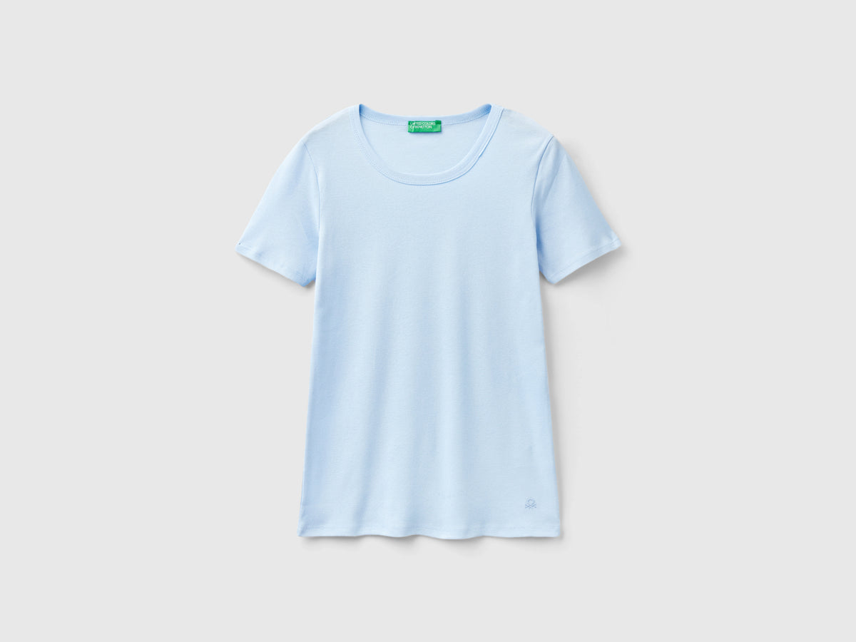 T-shirt in cotone a fibra lunga