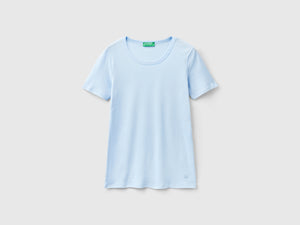 T-shirt in cotone a fibra lunga