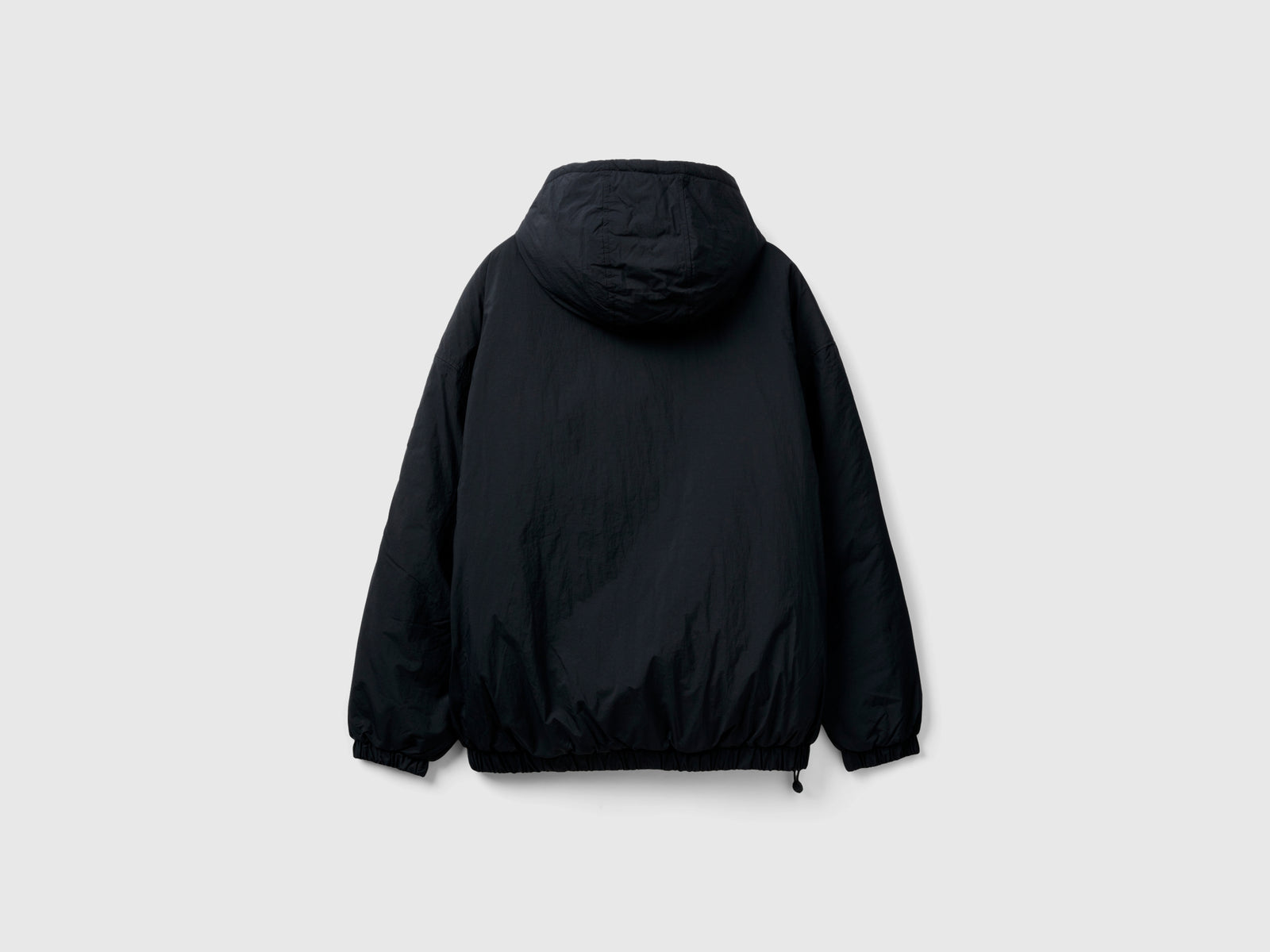 Giubbotto con tascone da uomo nero 2 | Benetton Outlet