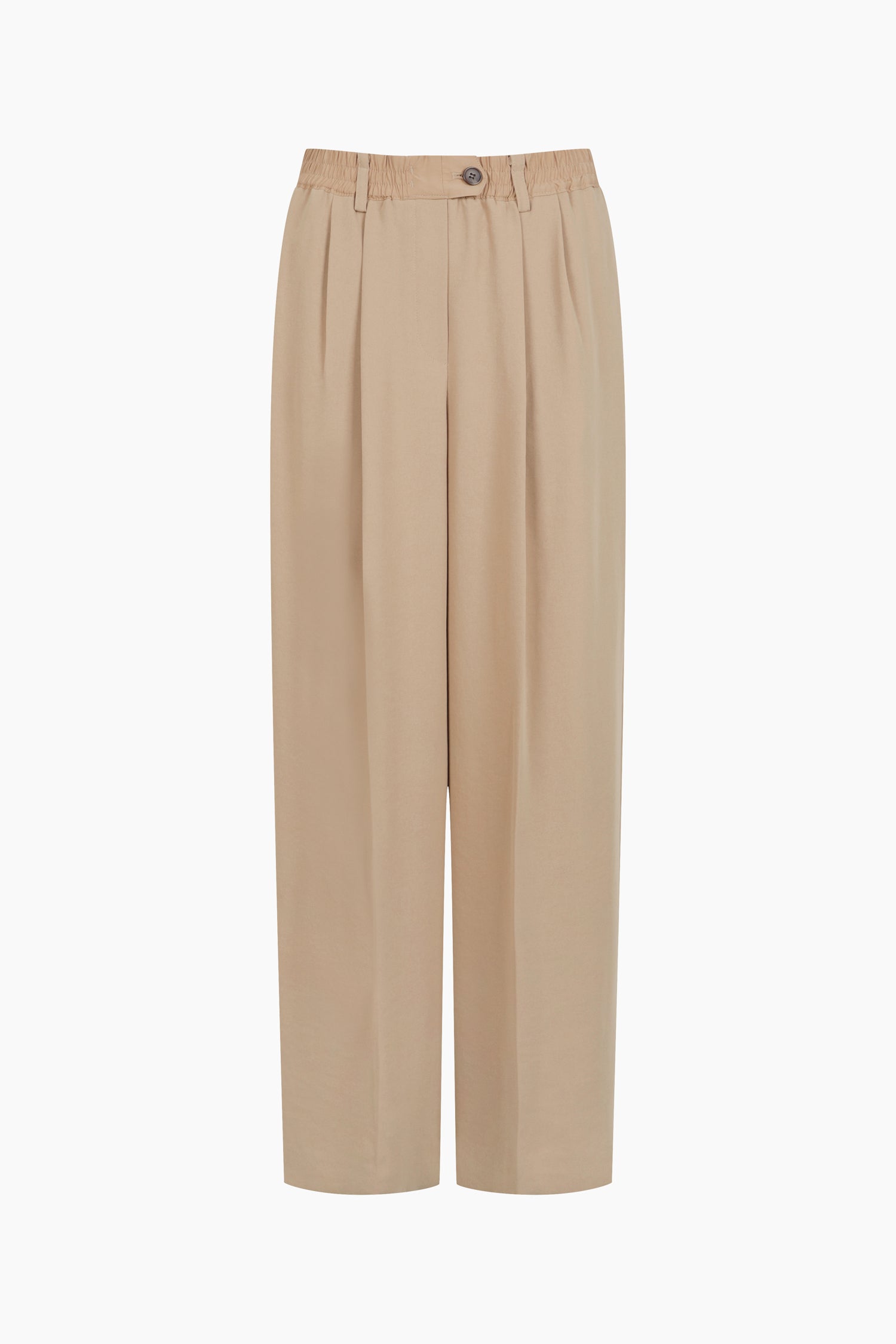 Pantaloni dritti da donna cammello | Sisley Outlet