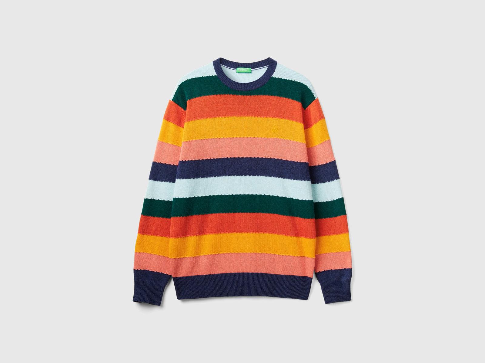 Maglia a righe da uomo multi-color | Benetton Outlet