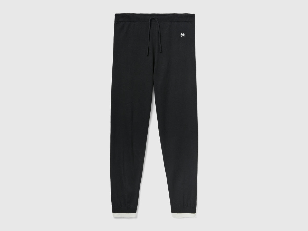 Pantaloni in maglia con coulisse