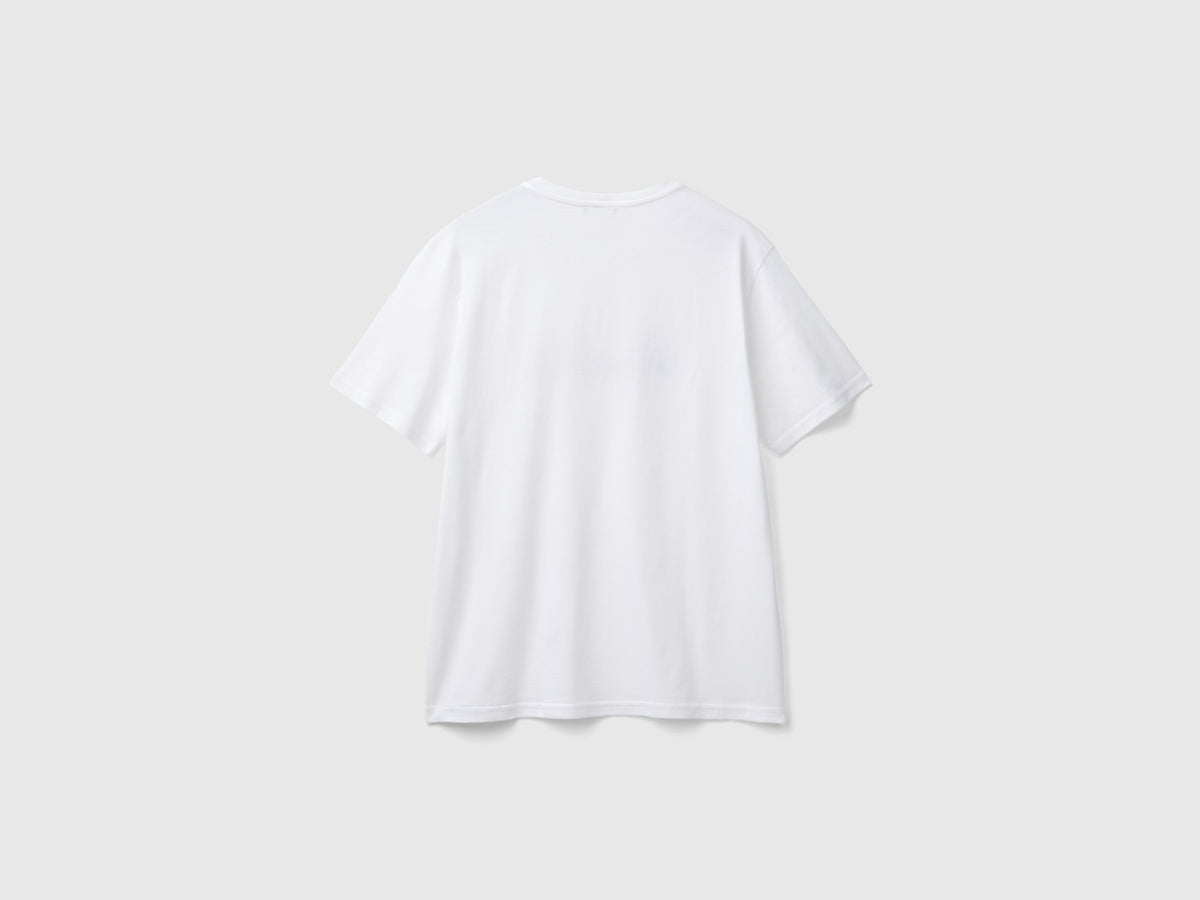 Maglietta relaxed fit in cotone bio