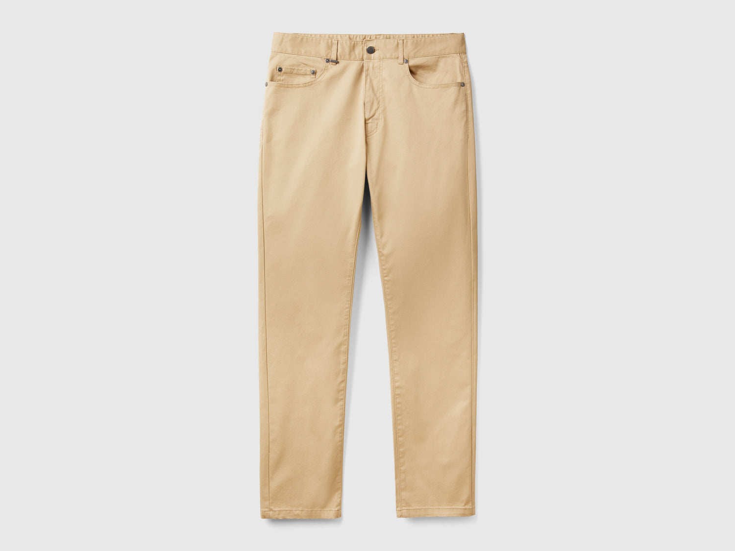 Pantaloni regular fit da uomo beige | Benetton Outlet